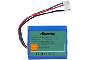 Hisewen 3000mAh Ni-MH Replacement Battery for iRobot Braava 380 380t 390t Mint 5200 5200B 5200C Vacuum Cleaner