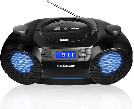 Blaupunkt Boombox Bb31led Cd Player Radio Amazon De Electronics Photo
