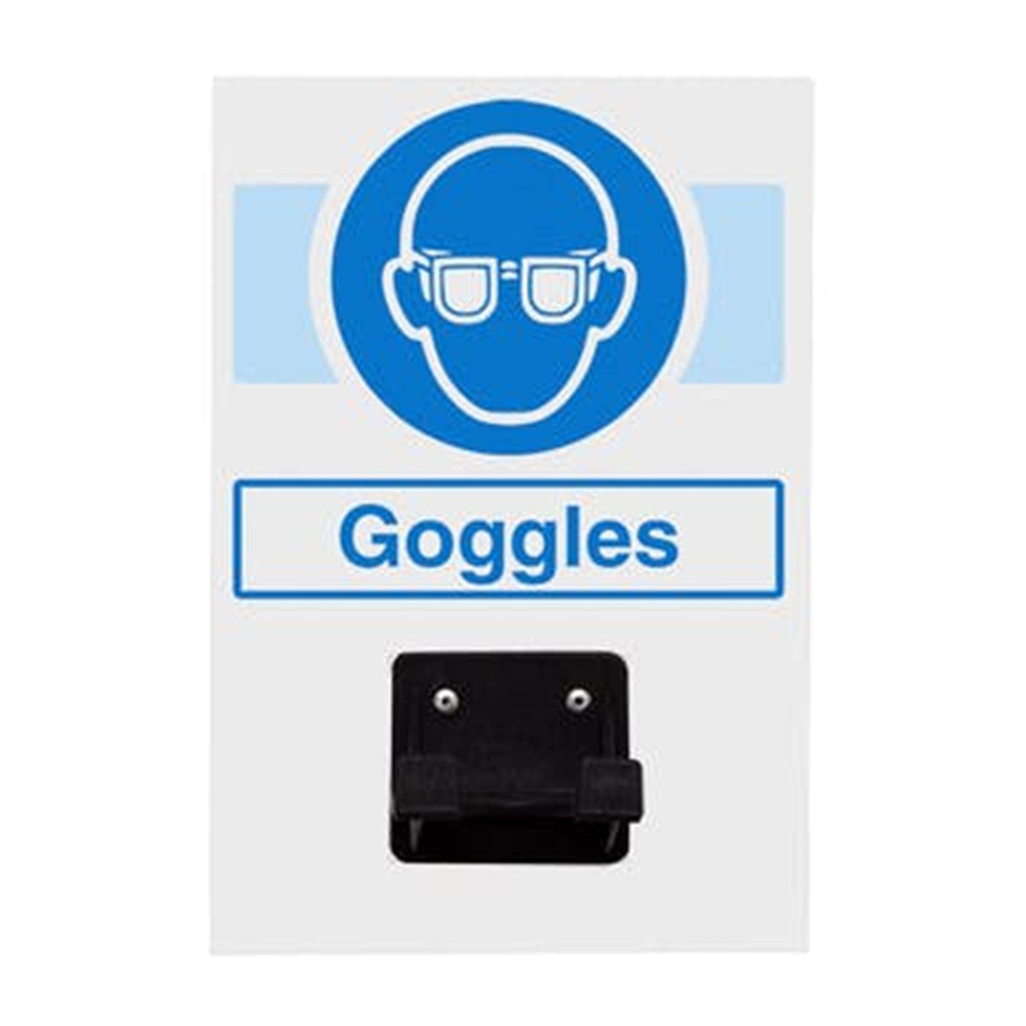 V Safety Ppe Station - Goggles - 1 Holder - 220 mm x 150 mm - Single Safety Sign