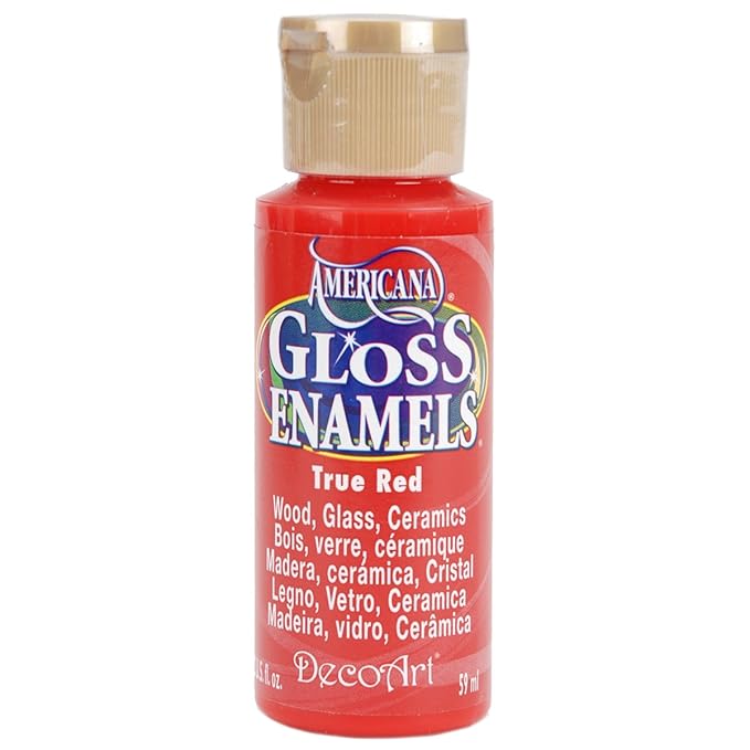 Deco Art Americana Gloss Enamels Acrylic Paint 2OzTrue Red Amazon.co