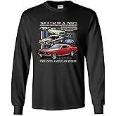 Ford Mustang Classics Long Sleeve T-Shirt Muscle Car Untamed American Spirit Tee