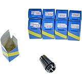 CycleMore Super Precision 9 PCS 1/8"-3/8" ER16 ER-16 Collets Set With 1/8",5/32",3/16",7/32",1/4",9/32",5/16",11/32",3/8"