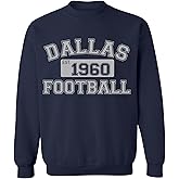 ALLNTRENDS Football Est.1960 Vintage Dallas Style America's Team Adult Hoodie Sweatshirt