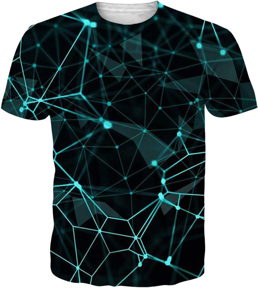 Unisex 3D Printed Summer Casual Short Sleeve T Shirts Tees
