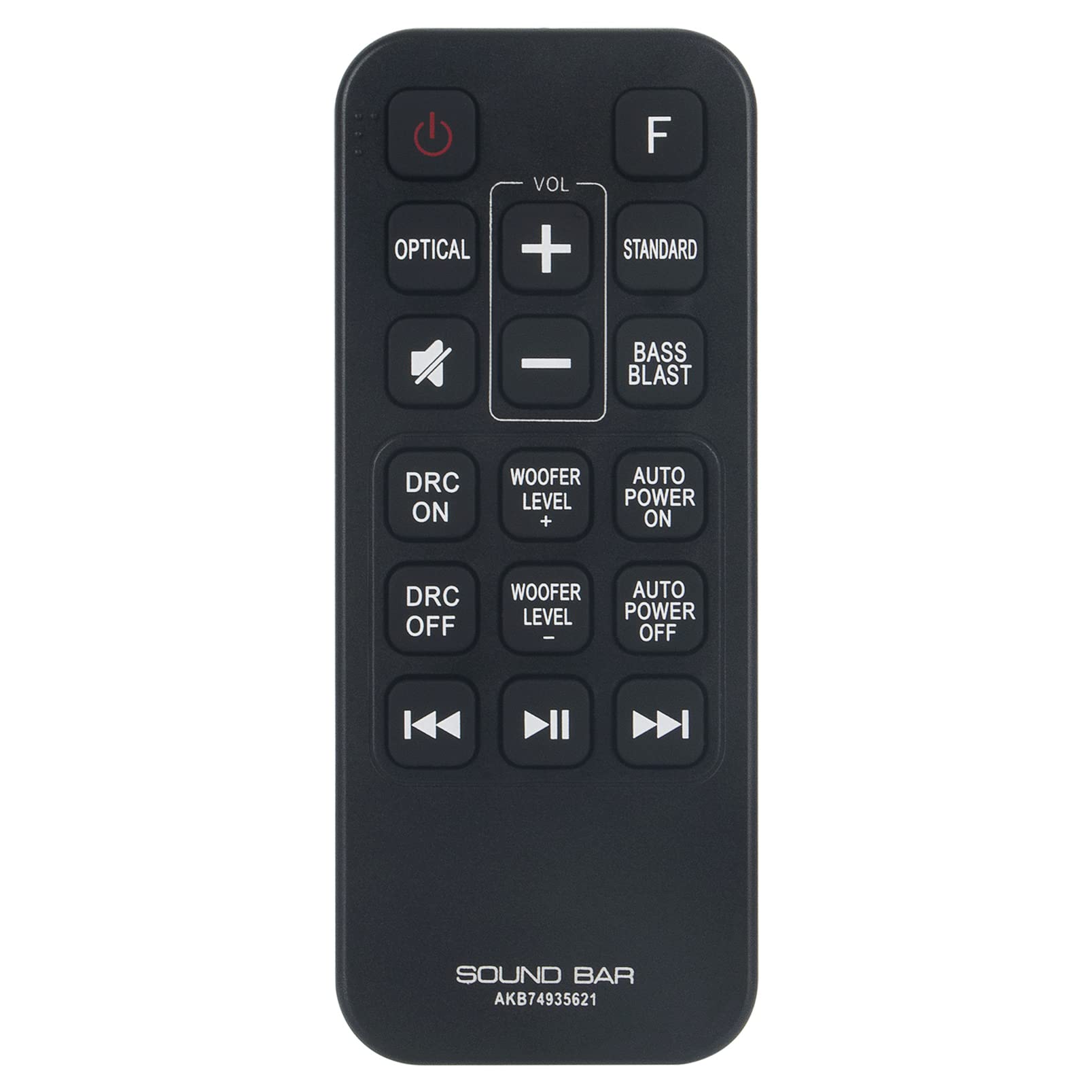 ALLIMITY AKB74935621 Remote Control Replace fit for LG Soundbar SJ2 SJ2.AEUSLLK SJ2.DEUSLLK