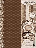 Espresso Artful Card Kit Hot Off the Press 7269 110 Pieces Papers Die-cuts Cut-outs