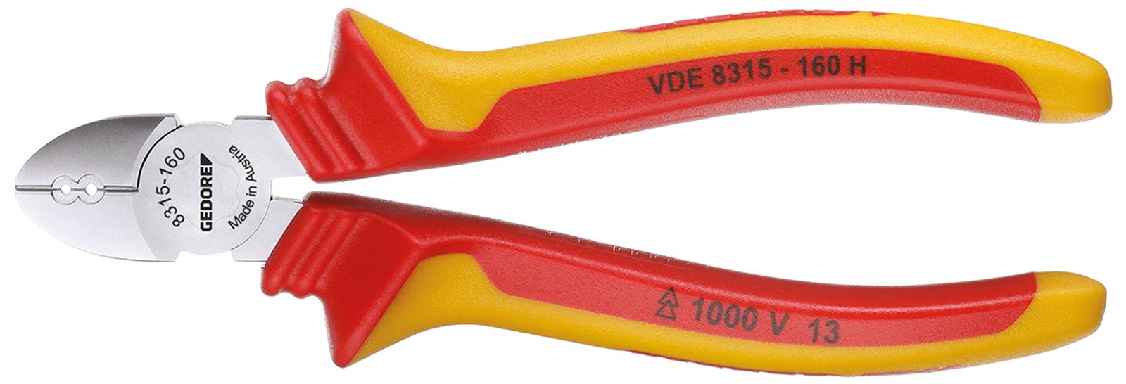 GEDORE VDE Side Cutters VDE Wire Stripping 8315–160 H