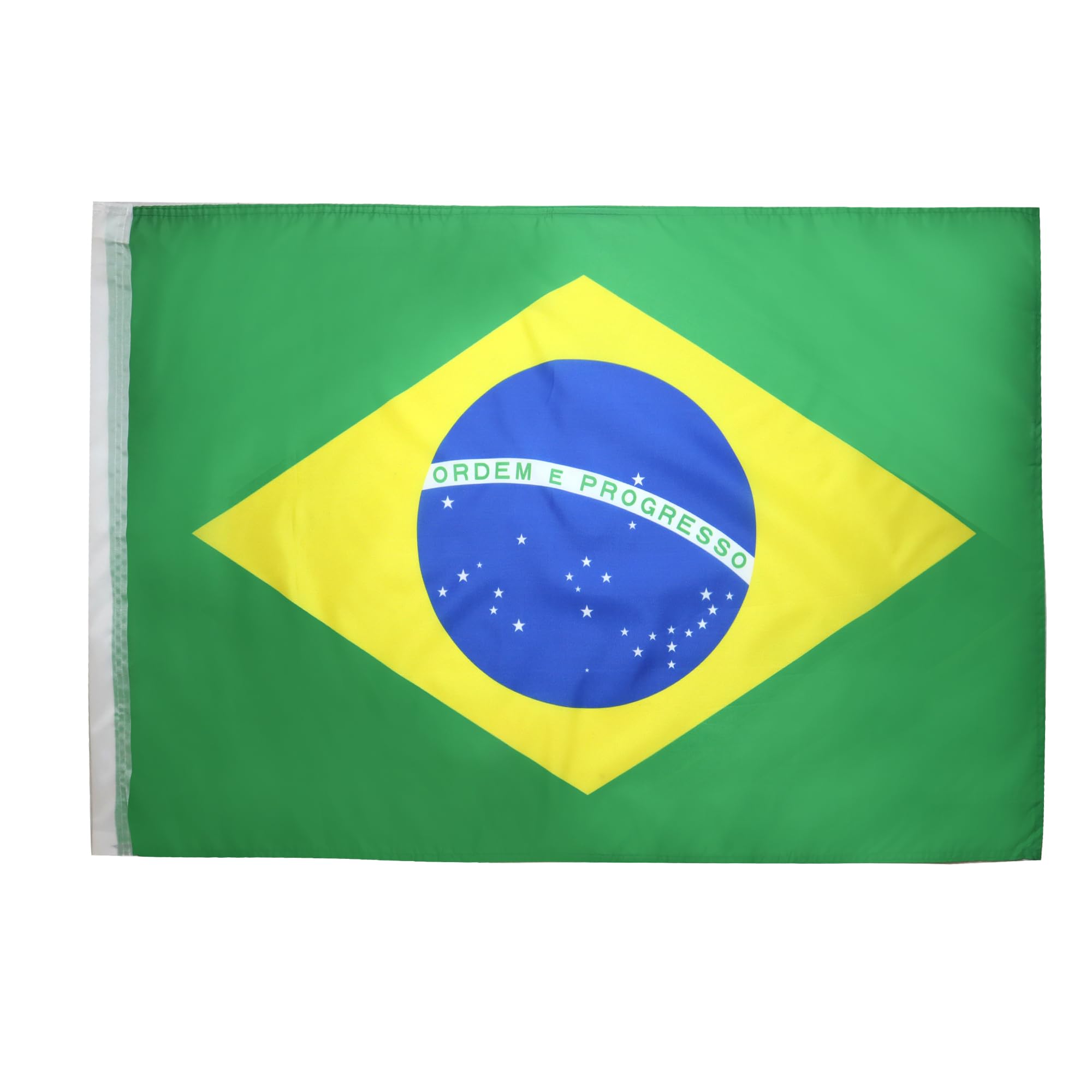 AZ FLAG - Brazil Flag - 2x3 Ft - Brazilian Banner with Sleeve - 100% Polyester - Fade Resistant - Vivid Colors - 2' x 3' Feet - 90x60 Cm