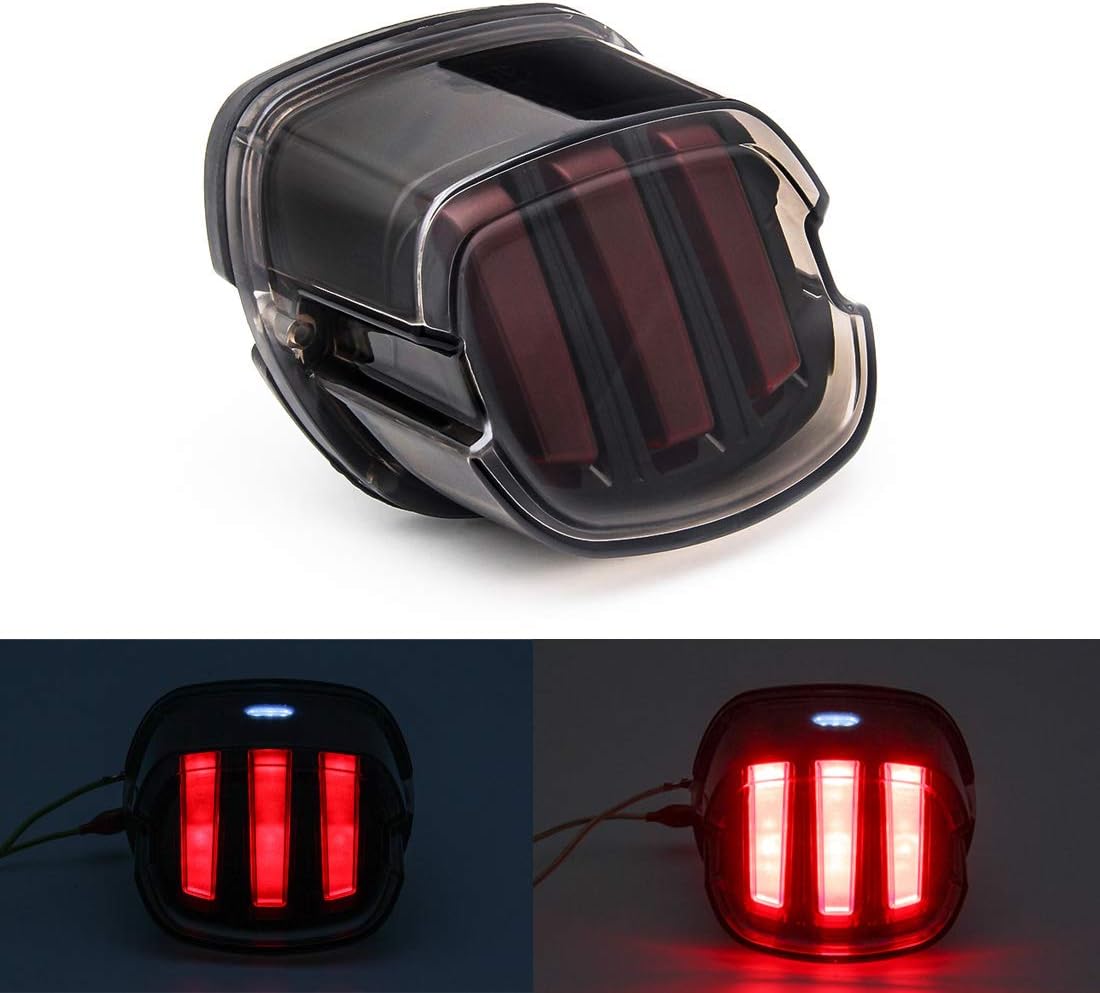 Luce Targa Freno Eagle Claw | LED Nero | Per Motociclo | Con Indicatore Direzione - Foto 2