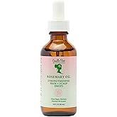 Camille Rose Rosemary Oil Strengthening Hair + Scalp Drops – Castor, Peppermint & Tea Tree Oil Blend for Strength & Resilience, Dry Scalp Treatment, Split Ends, 1.9 Fl Oz