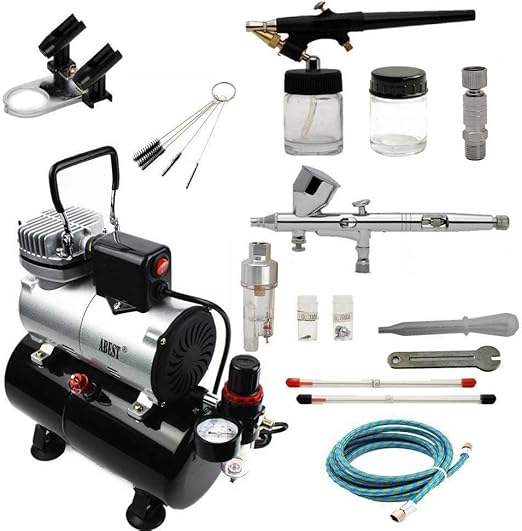 ABEST Complete Professional Airbrush Compressor kit MultiPurpose