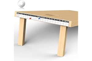 WAYBELIVE Corn Hole Game Magnetic Scoreboard with Round Flat Washer, Durable Scoreboard, Easy to Install Keep Track of The Score, White & Black