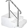 Handrail for Outdoor/Indoor Steps, 304 Stainless Steel, Intended for 1-3 Steps