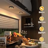 acegoo 4 x 12V Campervan LED Ceiling Lights with Inbuilt Dimmer CRI 90+ 3000K view 2