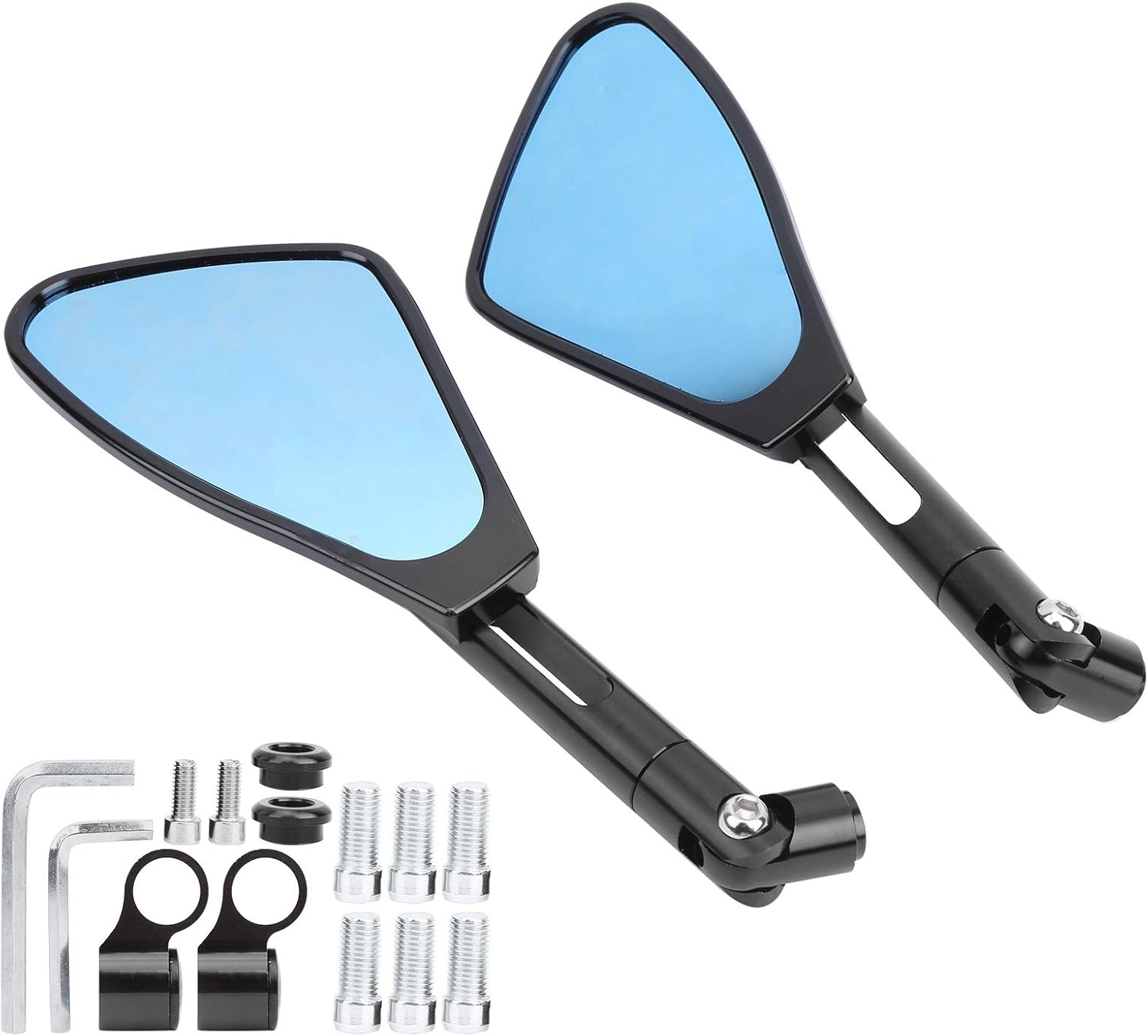 Romantic PresentMotorbike Rear View Mirror, Motorcycle Side Mirror, Aluminum Alloy Lightweight