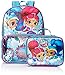 Nickelodeon Girls' Shimmer and Shine Backpack with Lunch Window Pocket, Blue
