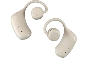 nwm NTT Sonority Wireless Open-Ear Speakers (Earbuds) with PSZ Technology MBE001 White Beige