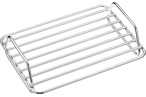 MasterClass Master Class Small Stainless Steel Roasting Rack, (9" x 6.5"), 23 x 16.5 cm (9 x 6.5 inches), Metallic