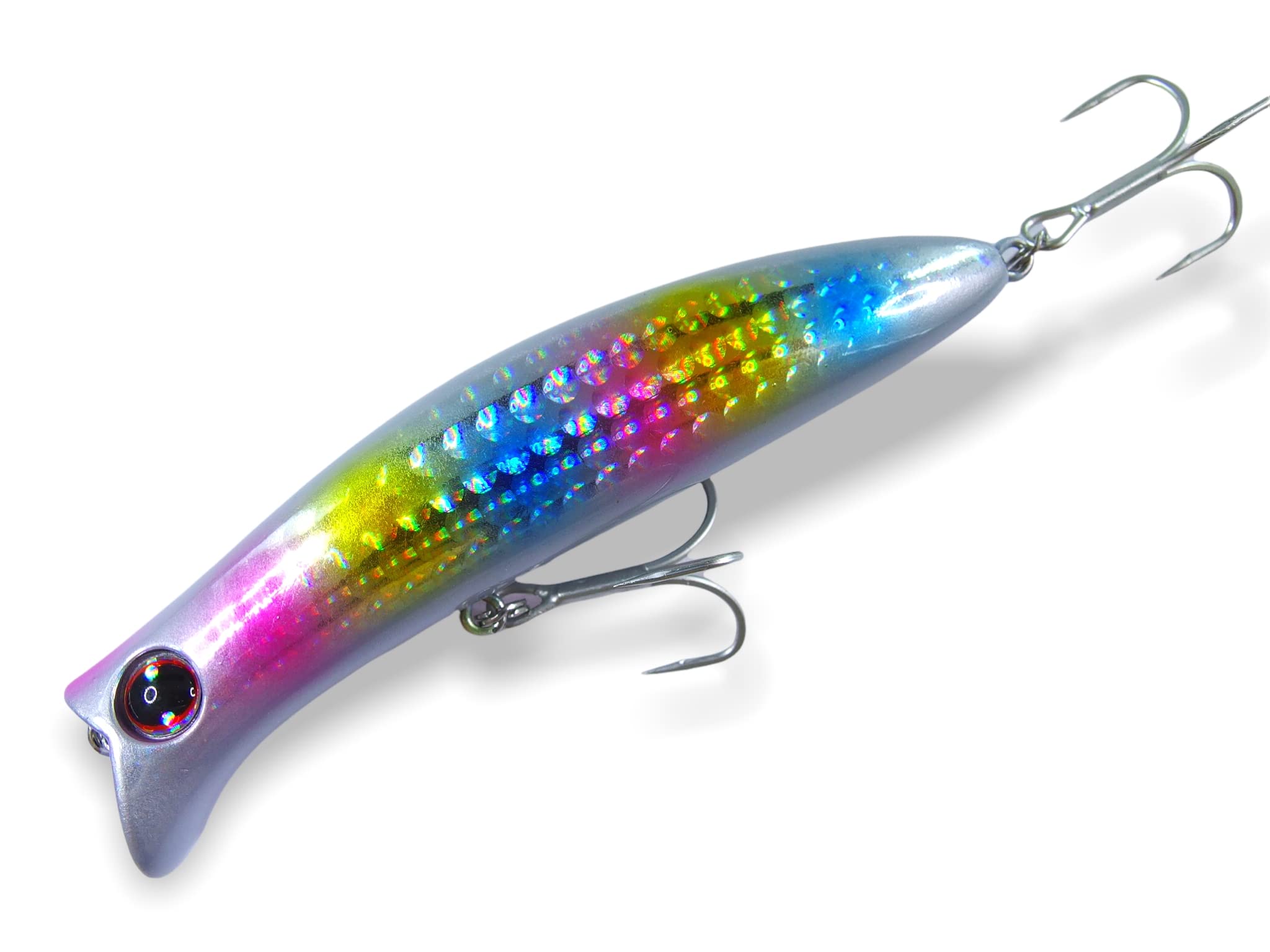momolures - momowake 90 110 Floating Subsurface Minnow for Saltwater Bass fishing (90mm - LENS CANDY)