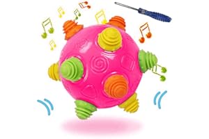 YMDLY TOYS Toddler's Music Dancing Shake Ball - Move, Crawl, Bounce, Sensory Learning for Kids and Babies, Fun Gift for Both Boys and Girls