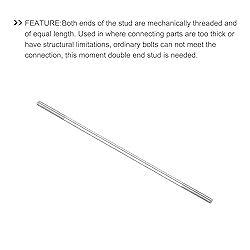 METALLIXITY Double Ended Stud Screws