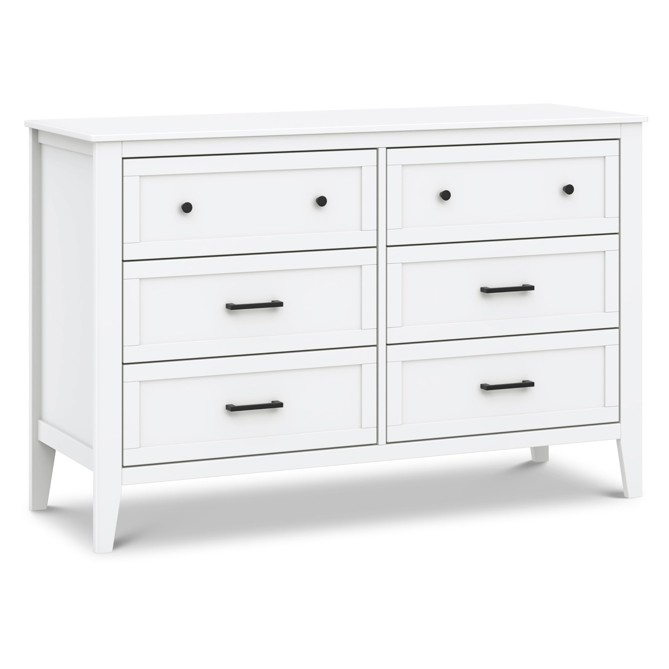 Photo 1 of **UNKNOWN IF MISSING PIECES**Davinci Beau 6-Drawer Dresser in White, GREENGUARD Gold Certified, Easy Assembly