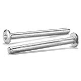 M8 x 70mm 10Pcs Flat Head Hex Socket Cap Screws