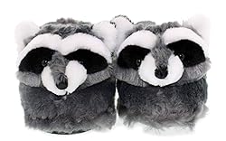 Happy Feet Slippers Raccoon Animal Slippers for