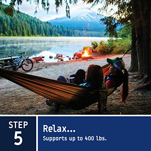 ENO Eagles Nest Outfitters - DoubleNest Hammock, Portable Hammock for Two, Charcoal/Maroon