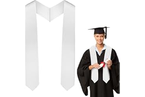 Cytokio Graduation Stole Class of 2025 Plain Graduation Sash Honor Stoles for Graduation 2025 Unisex Adults for Acadamic 70"