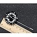 kilofly Men's Bead Lapel Pin Wedding Suit Boutonniere Stick, Value Set of 4