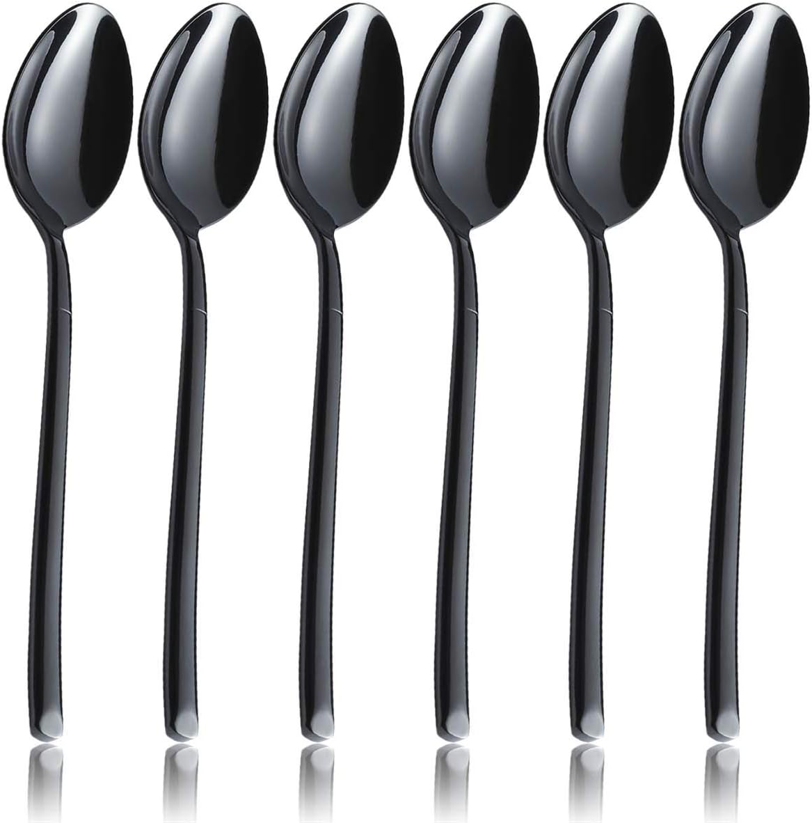 OMGard Black Teaspoon Sets 6 Piece 18/10 Stainless Steel