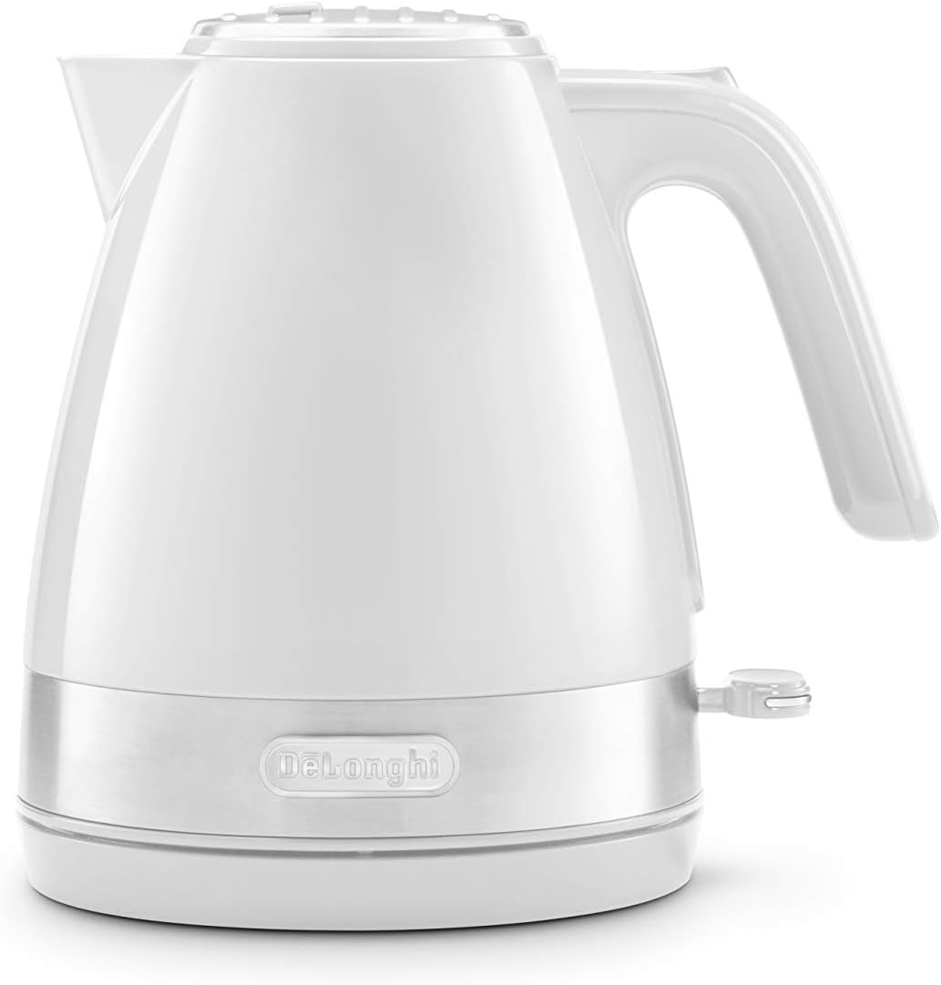 De'Longhi Active Line Kettle, antiscale filter, 1.7 Liters, 360
