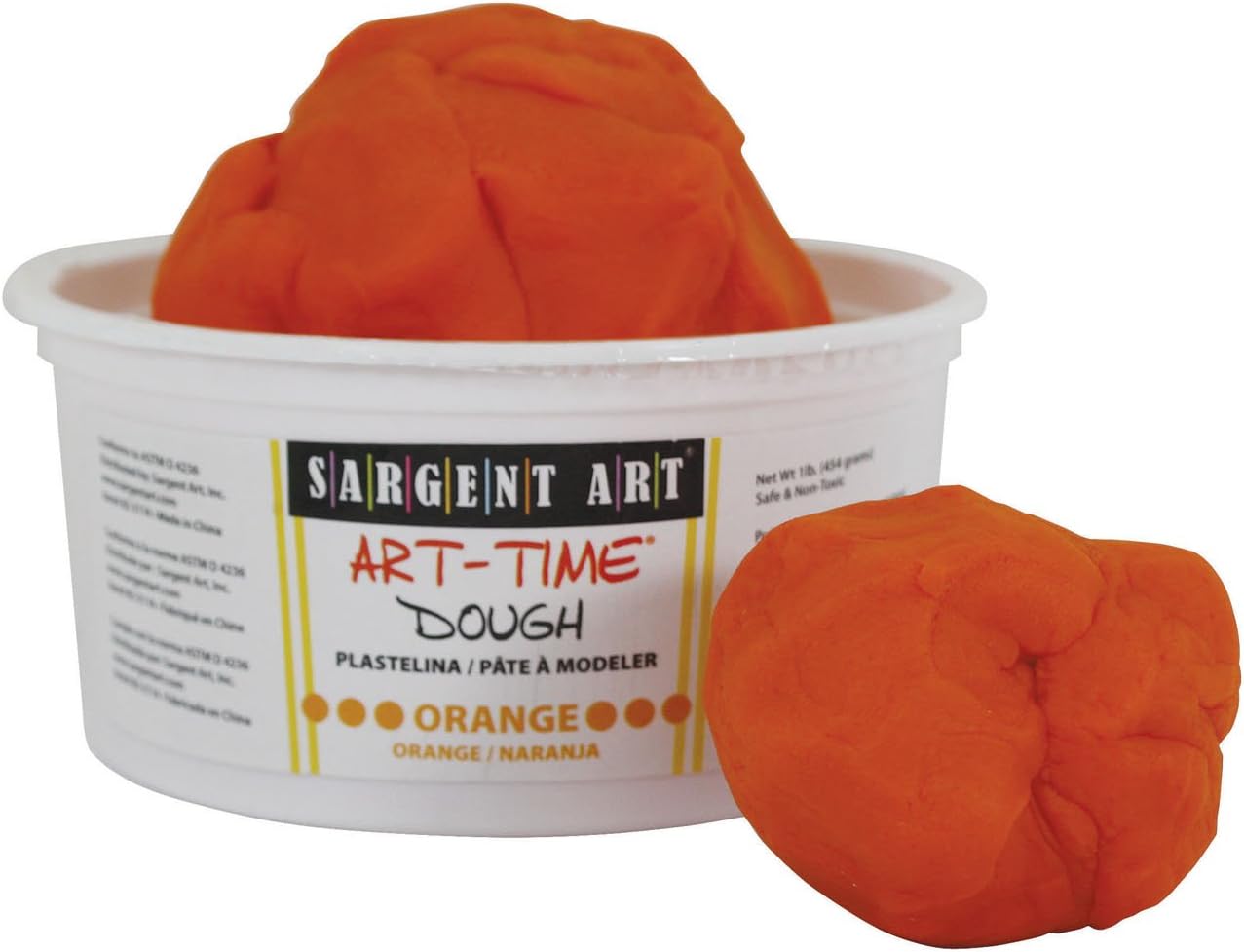 Sargent Art 85-3114 1-Pound Art-Time Dough, Orange