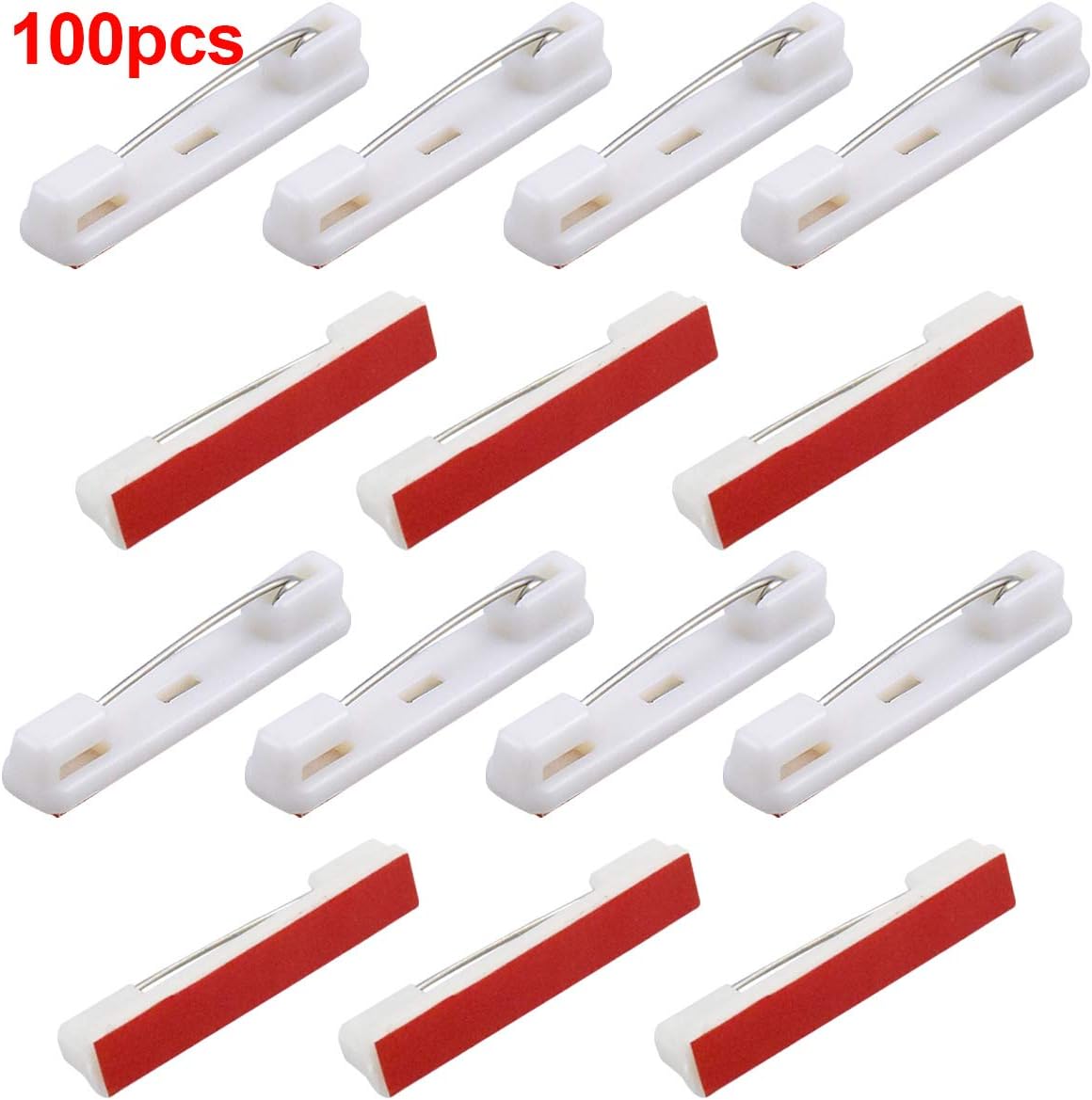 con Base de Adhesivo para Insignias de Identificación Bricolaje