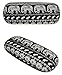 JAVOedge Black Elephant Fabric Print Eyeglass Case