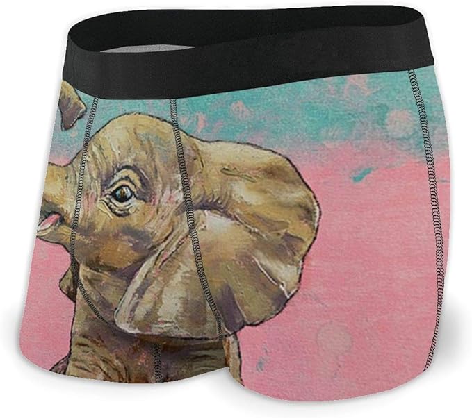 Toddler Boxer Briefs Baby Elephant Underwear Trunks Lightweight