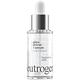 Neutrogena Hydro Boost Glow Booster Primer & Serum, Hydrating & Moisturizing Face Serum-to-Primer Hybrid, Infused with Purified Hyaluronic Acid & Designed to Instantly Hydrate, 1.0 fl. oz