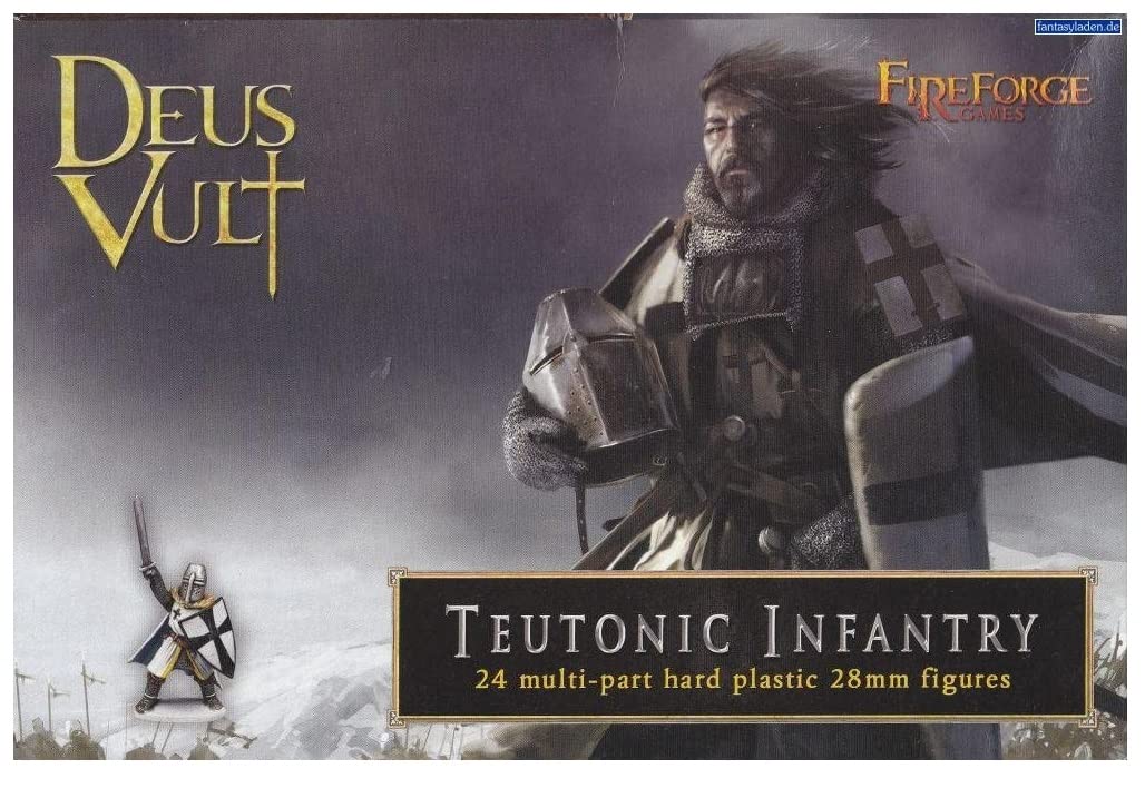 Teutonic Infantry - 28mm Hard Plastic figures by Fireforge Games