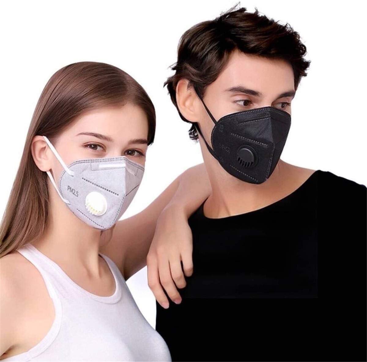Not a brand Antivirus mask N95 Mask Protection Dust Dust Haze Particles Industrial Dust Breathing Protection Lungs Men And Women Professional Protection Kn95(2 Pcs) Adult mask