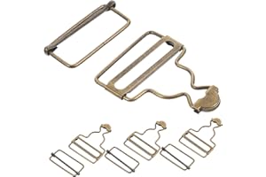 Gadpiparty 4pcs Overall Buckle Replacement, Overall Clasp Replacement, for Jeans Durable Metal Fasteners