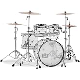 DW Design Series 4-piece Shell Pack - Clear Acrylic