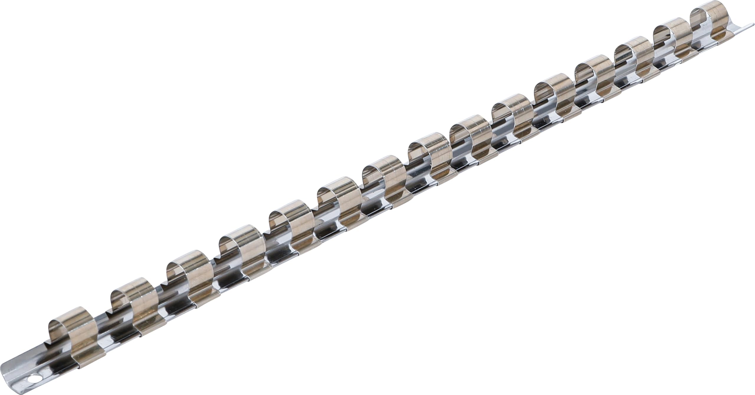 BGS 2540 | Socket Rail with 15 Clips | 12.5 mm (1/2")