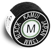 KAMUI Black Laminated Pool Billiard CUE TIP - 1 pc (Medium, 13 mm)