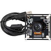 Arducam 120fps Monochrome Global Shutter USB Camera Module, 800P High Speed UVC Webcam with 130&deg;D Wide Angle M12 Lens, for PC, Laptop, Android Devices &amp; Raspberry Pi