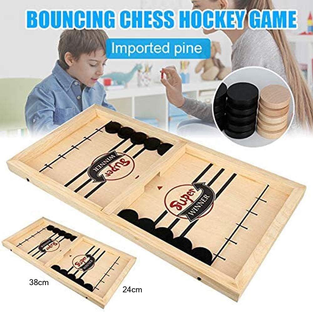 LHFXJK Rapid-Shot Tabletop Board Game|Fast Sling Puck Board Game-Fun For Adults Child (1set)