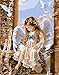 WOVTE DIY Oil Painting, Paint by Number kit No Blending No Mixing Linen Canvas DIY Painting - Angel and Rabbit 16×20 inch.