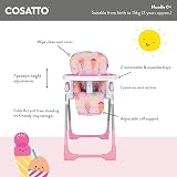 Cosatto Noodle 0+ Highchair Midnight Jungle Reclining Cradle 0m+ view 5