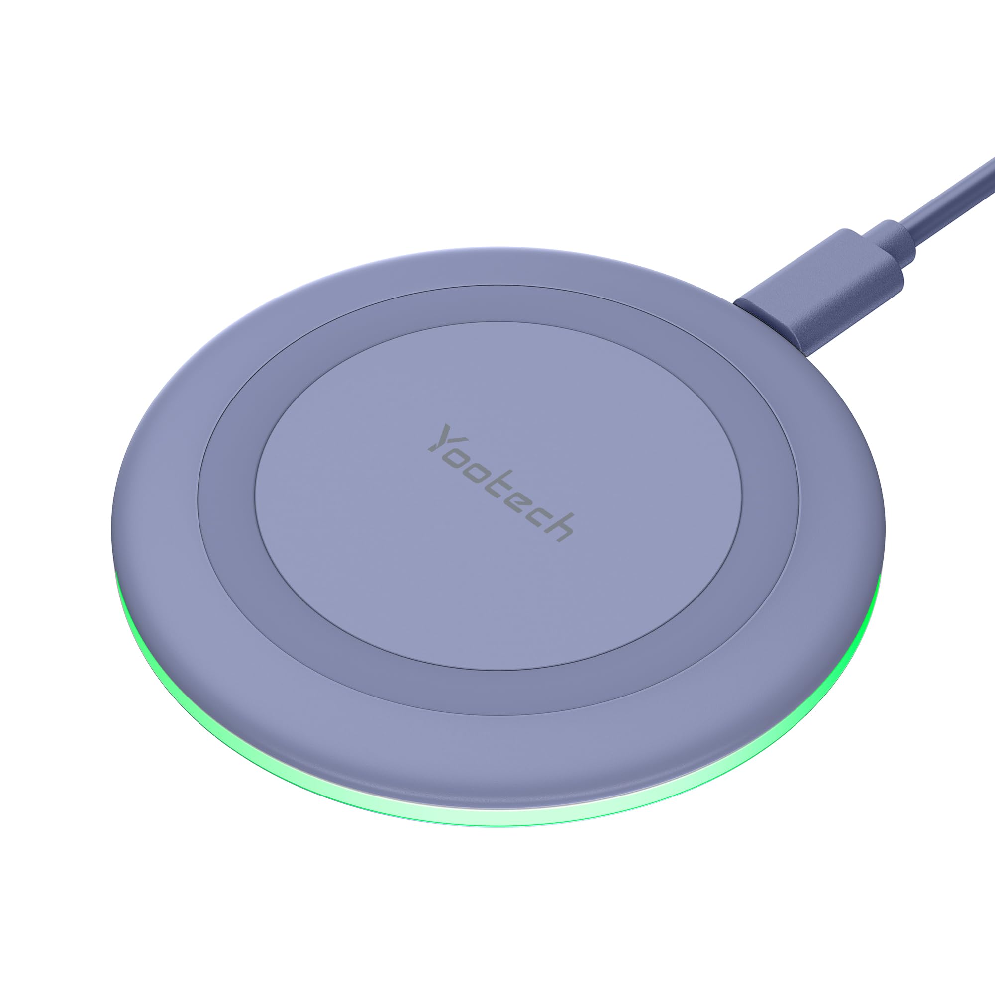 Yootech Wireless Charger,10W Max Wireless Charging Pad Compatible with iPhone 17/17 Pro/17 Pro Max/Air/16/15/14/13/SE 2022/12/11,Samsung Galaxy S25/S24/S23,for AirPods Pro 3(No AC Adapter)