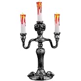 14-inch Light Up Candelabra with LED Flames